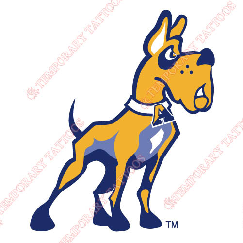 Albany Great Danes 2004-Pres Partial Customize Temporary Tattoos Stickers NO.3713